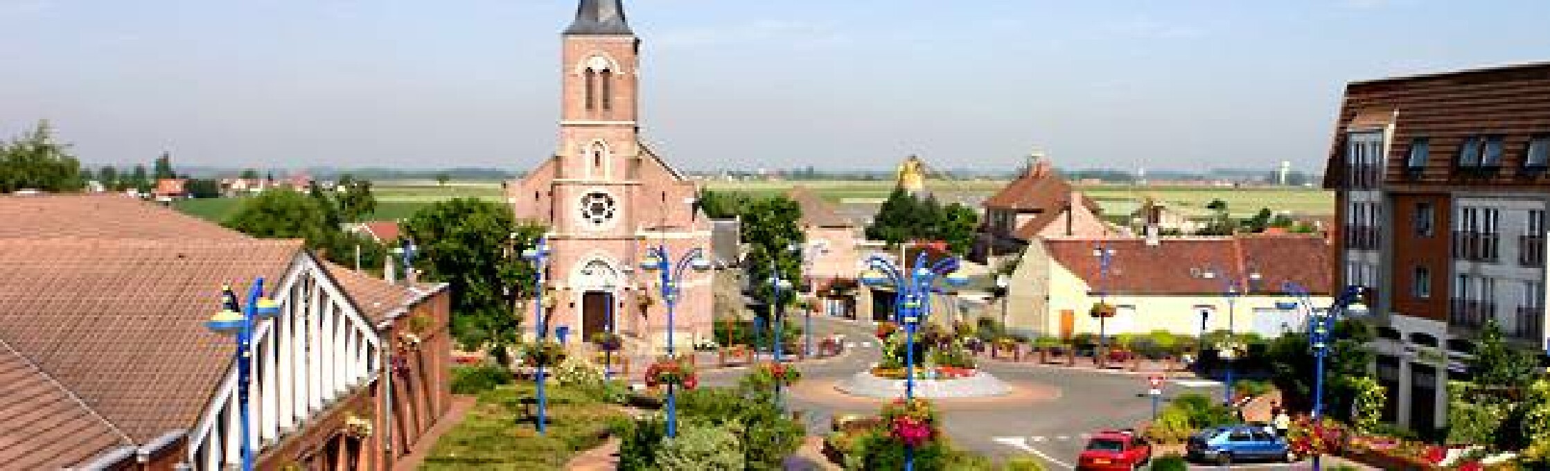 Noyelles-les-Vermelles, Ortsmitte Noyelles-les-Vermelles, Ortsmitte