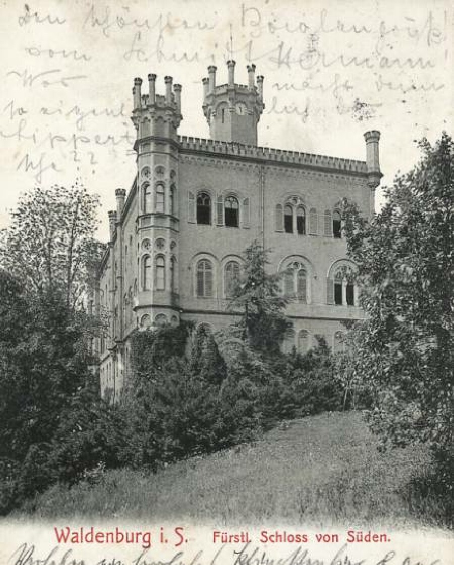 Schloss Waldenburg 1903