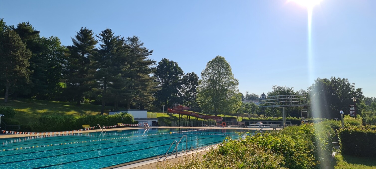 Freibad / Frau Werner