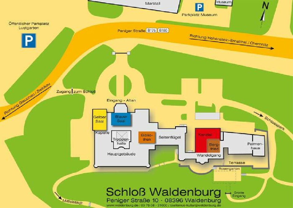 Plan Schloss 1. OG Plan Schloss 1. OG