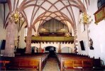 Blick zur Orgelempore Blick zur Orgelempore